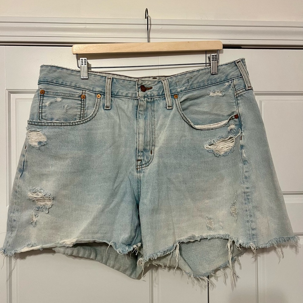Madewell Plus Size Curvy Mom Jean Shorts